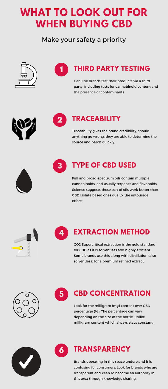 CBD Oil infographic