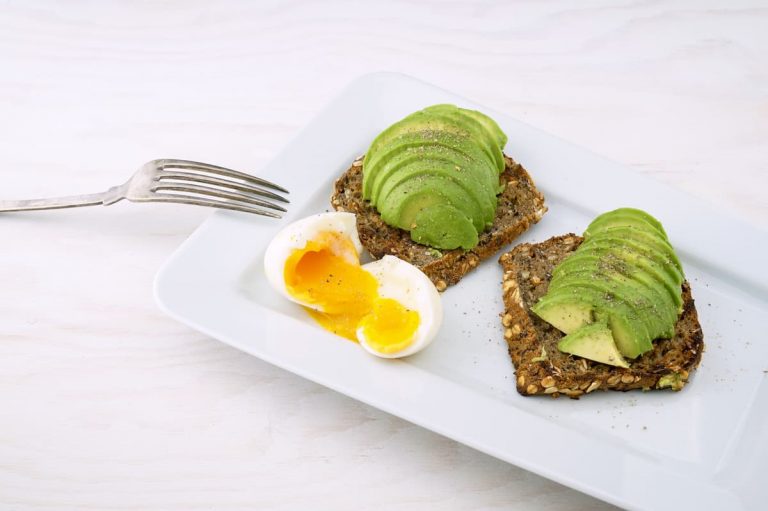 cbd breakfast avocado eggs