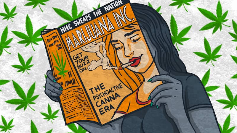 HHC Cannabinoid illustrated