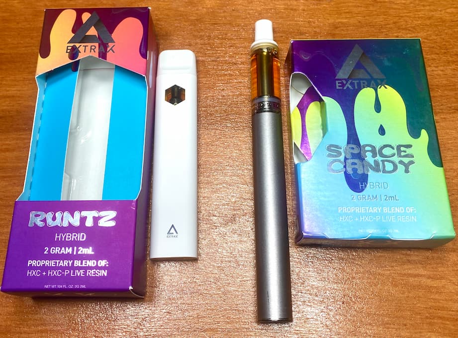 HHC extract and other cannabinoids vape