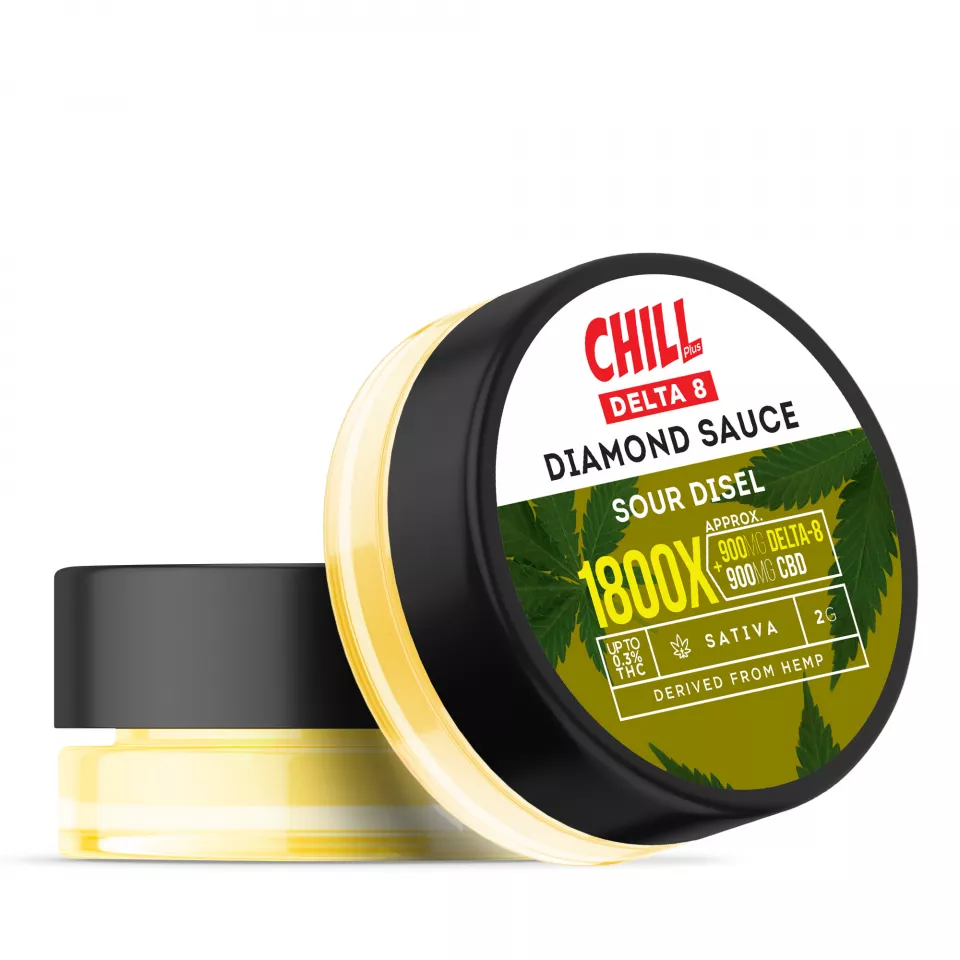 50% CBD & 50% Delta 8 Diamond Sauce