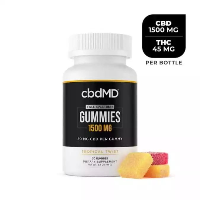 1000mg CBD Gummy Bears ⎸ CBDMD